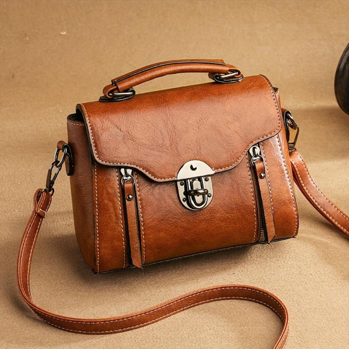 Zoe – Zeitlos elegante Lederschultertasche