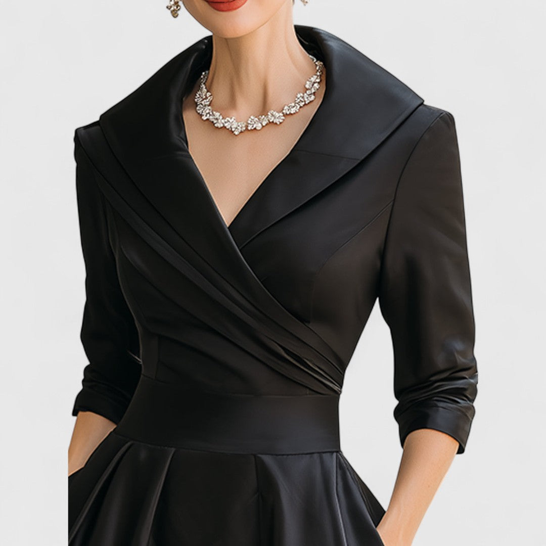 Nicole | Elegants Midi-Chleid
