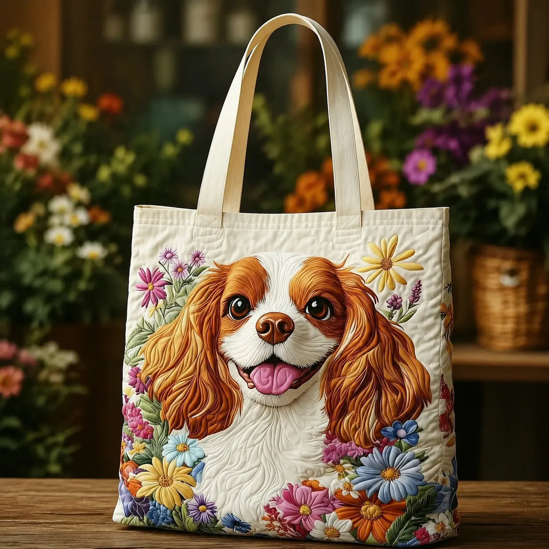 Handgmachti Cavalier-King-Charles-Spaniel-Täsche