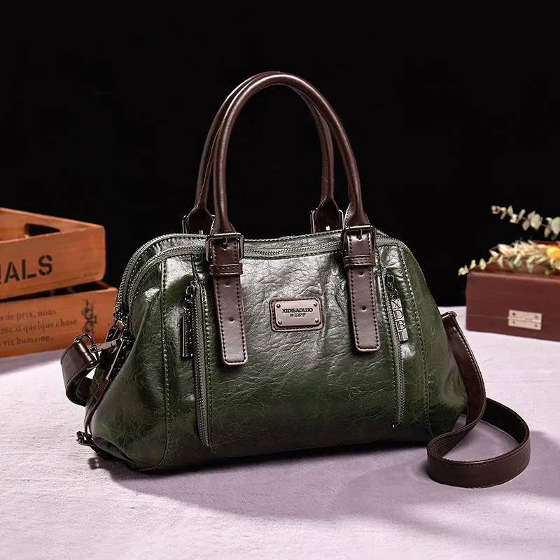 Katherine – luxuriösi Statement-Läderhandtasche