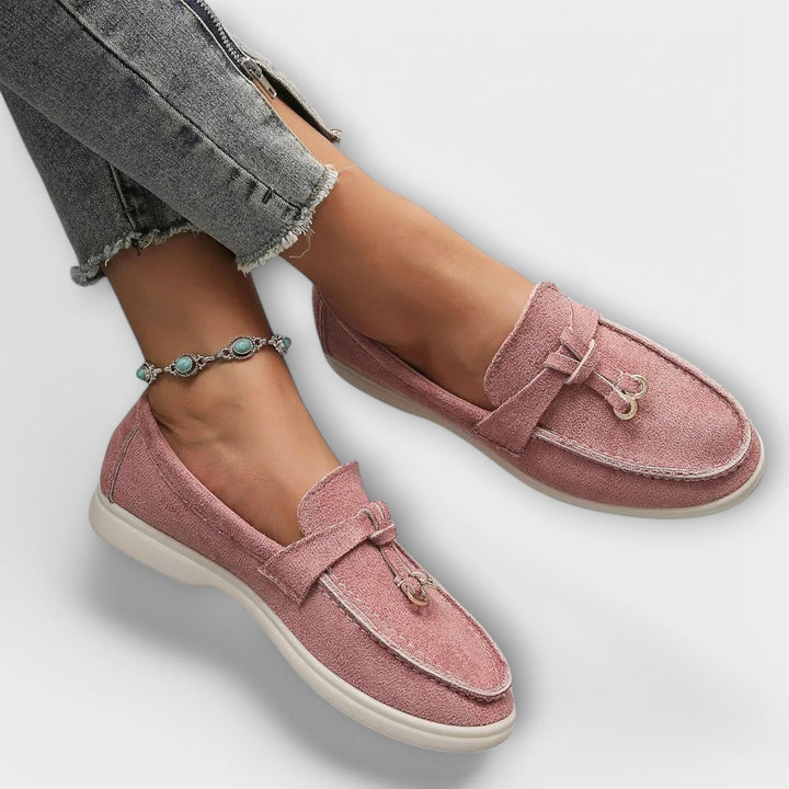 Gerlinde – Elegante beige Slipper