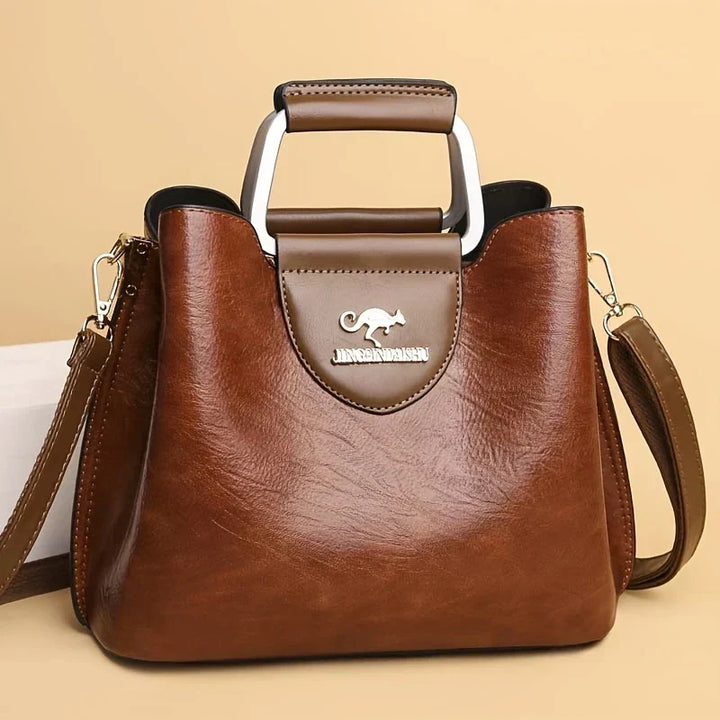 Isabella – Schicki Leder-Chübeltasche