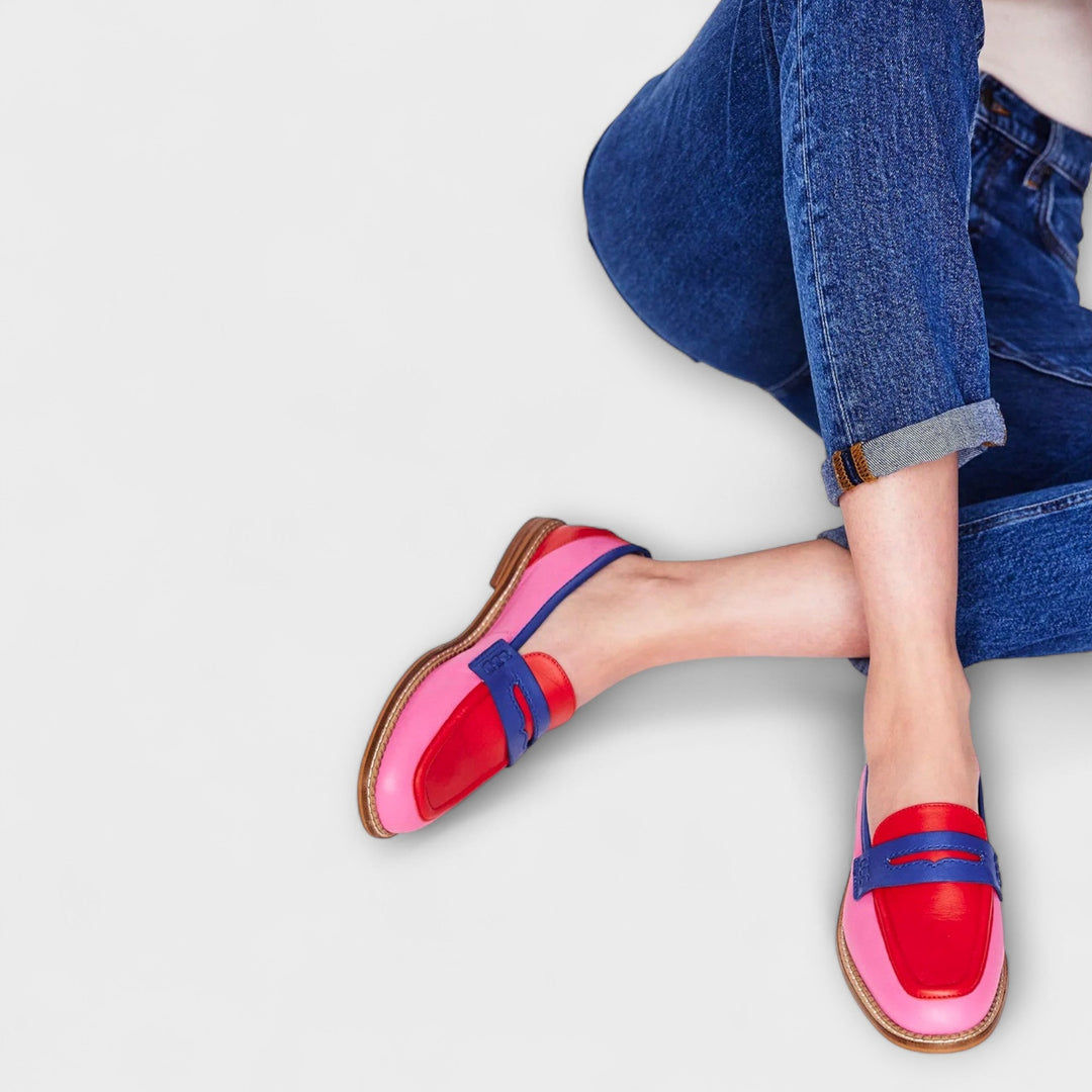 Margarete – Bunti Patchwork-Slipper