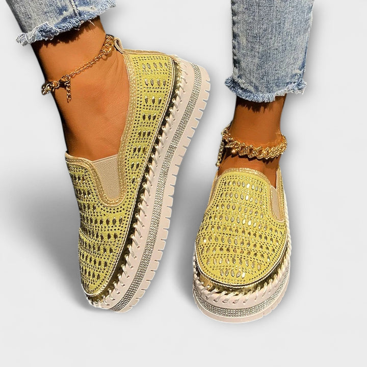 Kunigunde – Espadrille-Loafer mit Strass