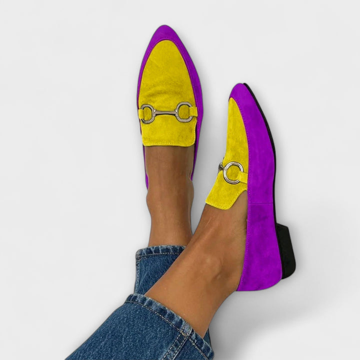 Walburg - Blu-Lila Retro-Ballerinas