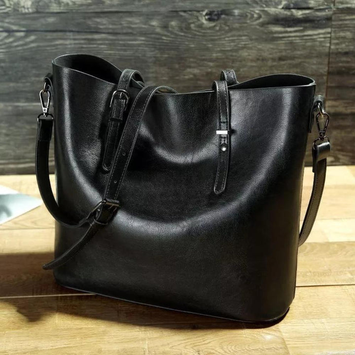 Jane – Ziitlosi Vintage-Läderhandtasche