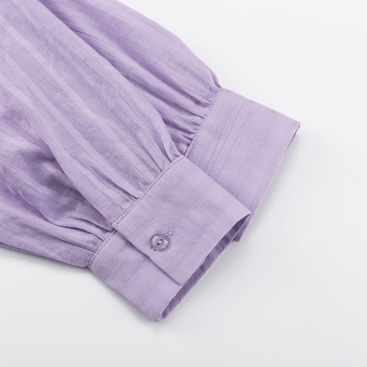 Viola - Ensemble mit Knopfleiste und luftigen Shorts