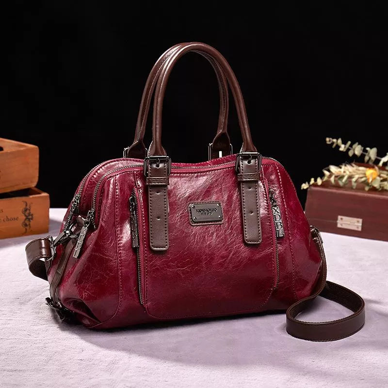 Katherine – luxuriösi Statement-Läderhandtasche
