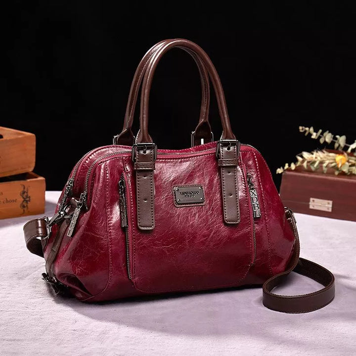 Katherine – luxuriösi Statement-Läderhandtasche
