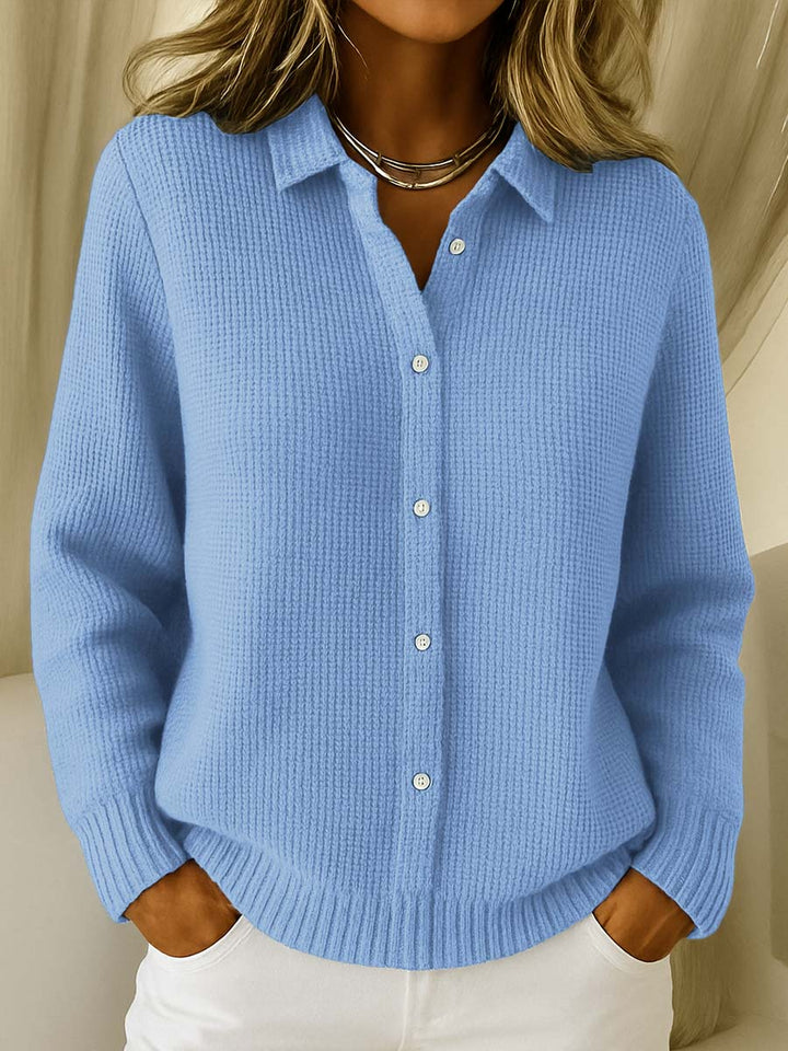 Héloïse – Strickjacke mit markanter Strickstruktur