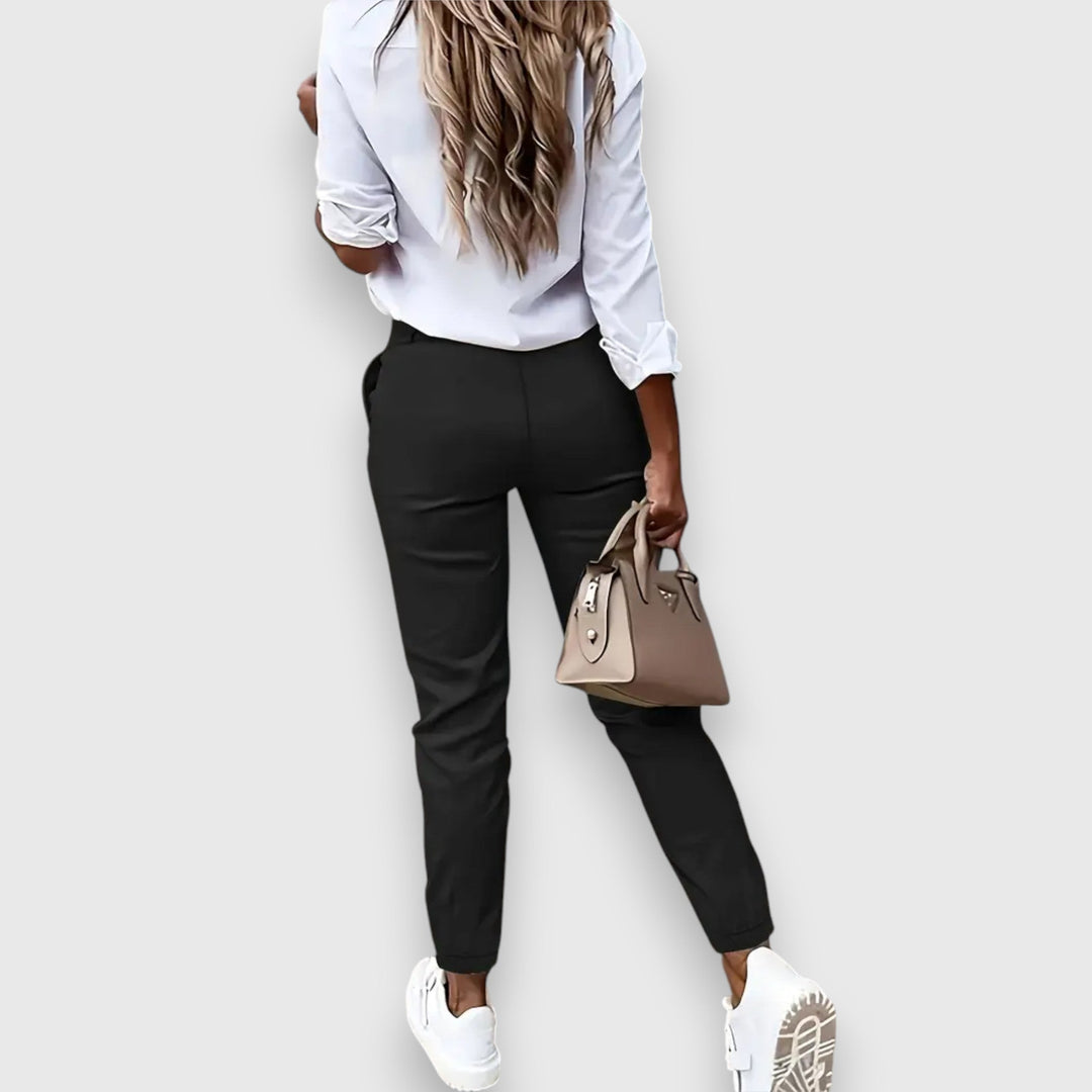 Isabel – Eleganti Hose mit hohem Bund