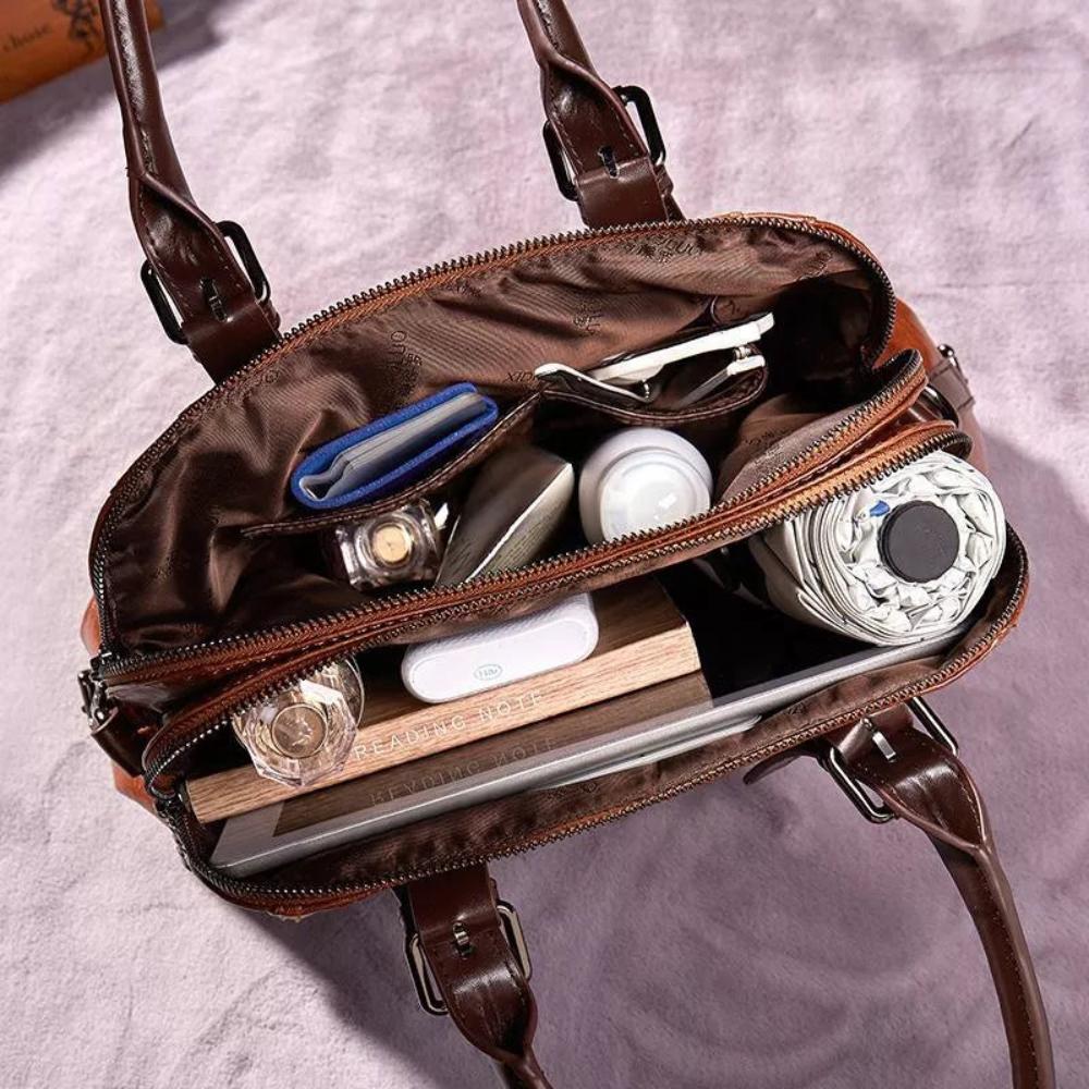 Katherine – luxuriösi Statement-Läderhandtasche