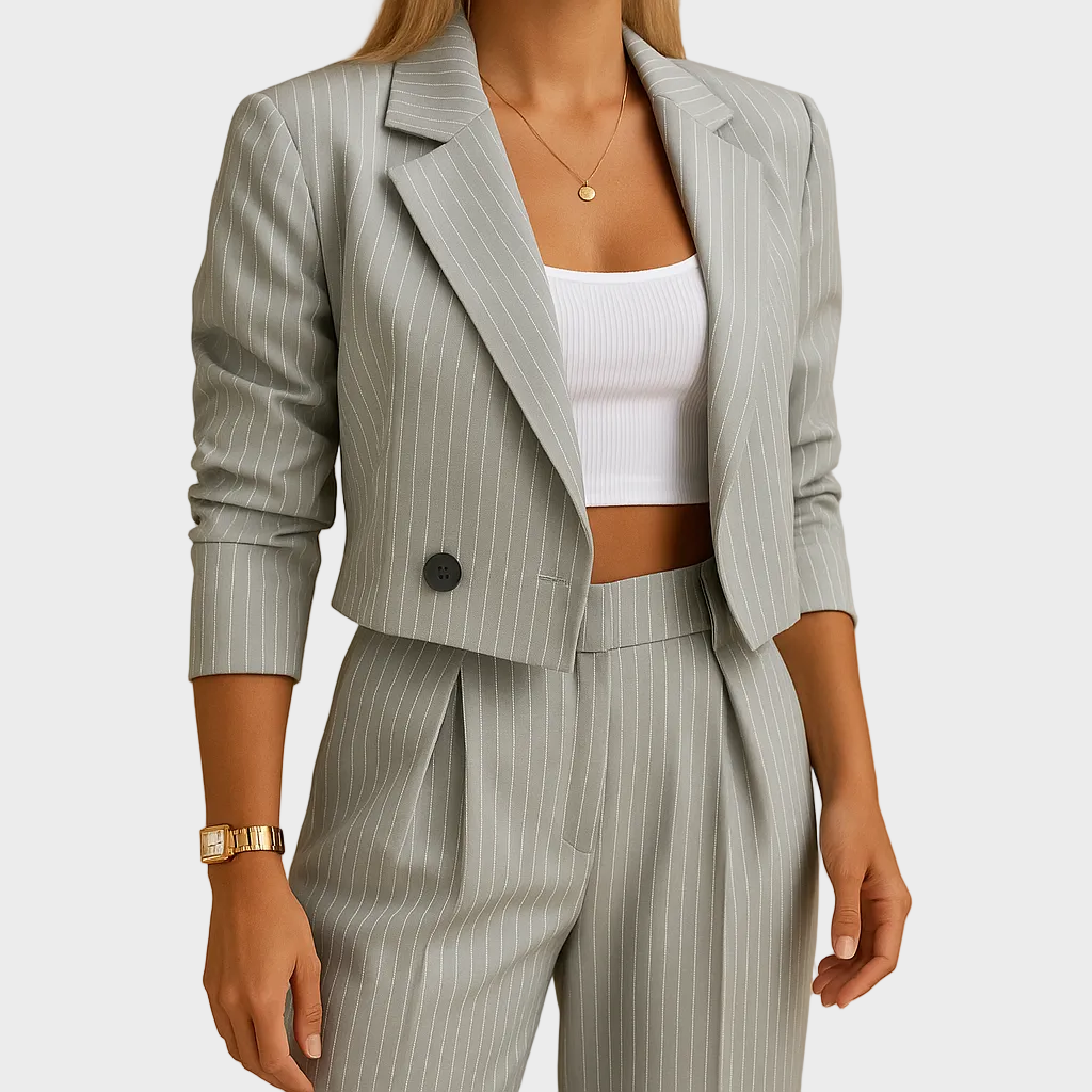 Annelies – Elegants Blazer- und Hose-Set für Fraue