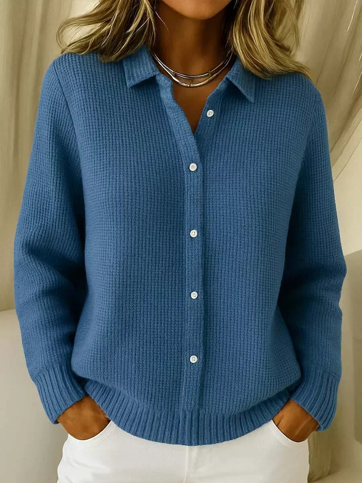 Héloïse – Strickjacke mit markanter Strickstruktur