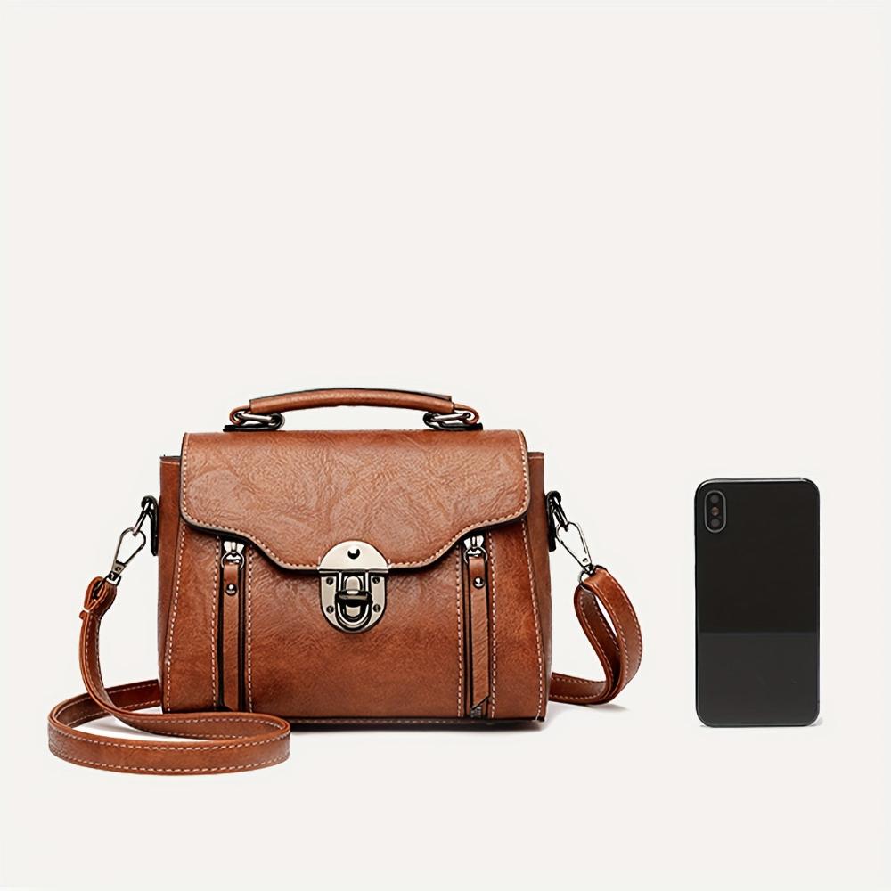 Zoe – Zeitlos elegante Lederschultertasche