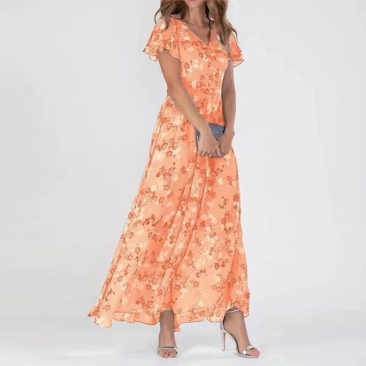 ZURI | Elegantes und fließendes Kleid mit figurbetontem Effekt