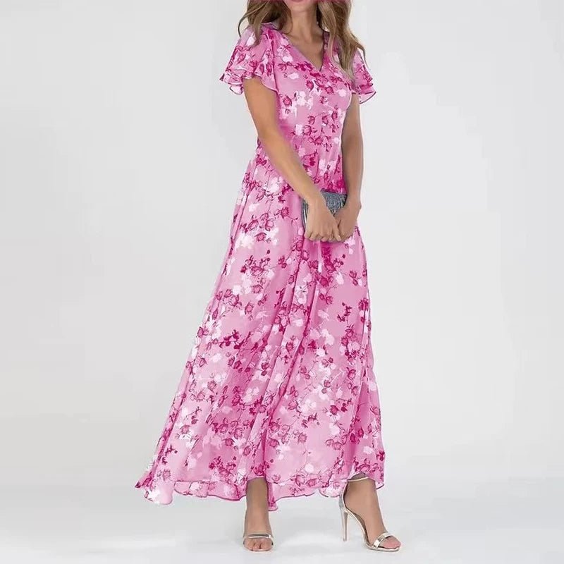 ZURI | Elegantes und fließendes Kleid mit figurbetontem Effekt