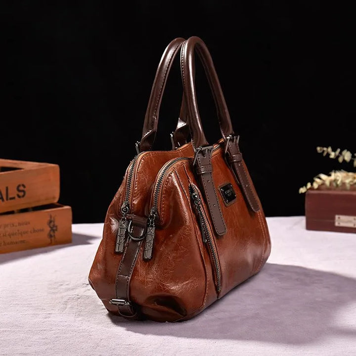 Katherine – luxuriösi Statement-Läderhandtasche