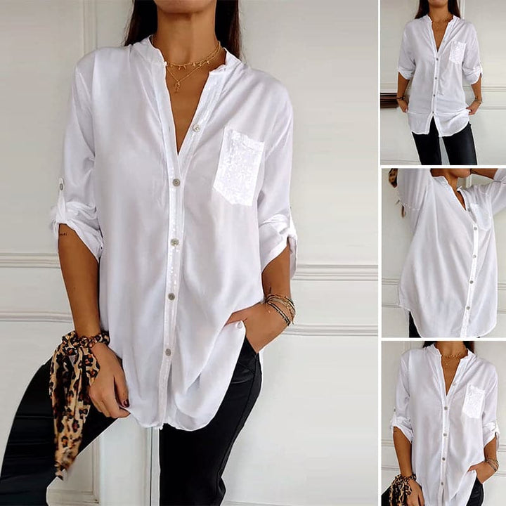 Marina™ — Elegants Top mit glänzende Details