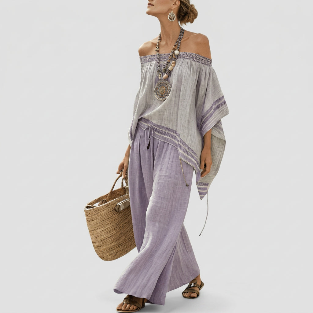 Natália – Boho-Bardot-Set