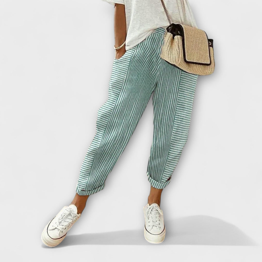 Sanne - Bequemi gstreifi Hose