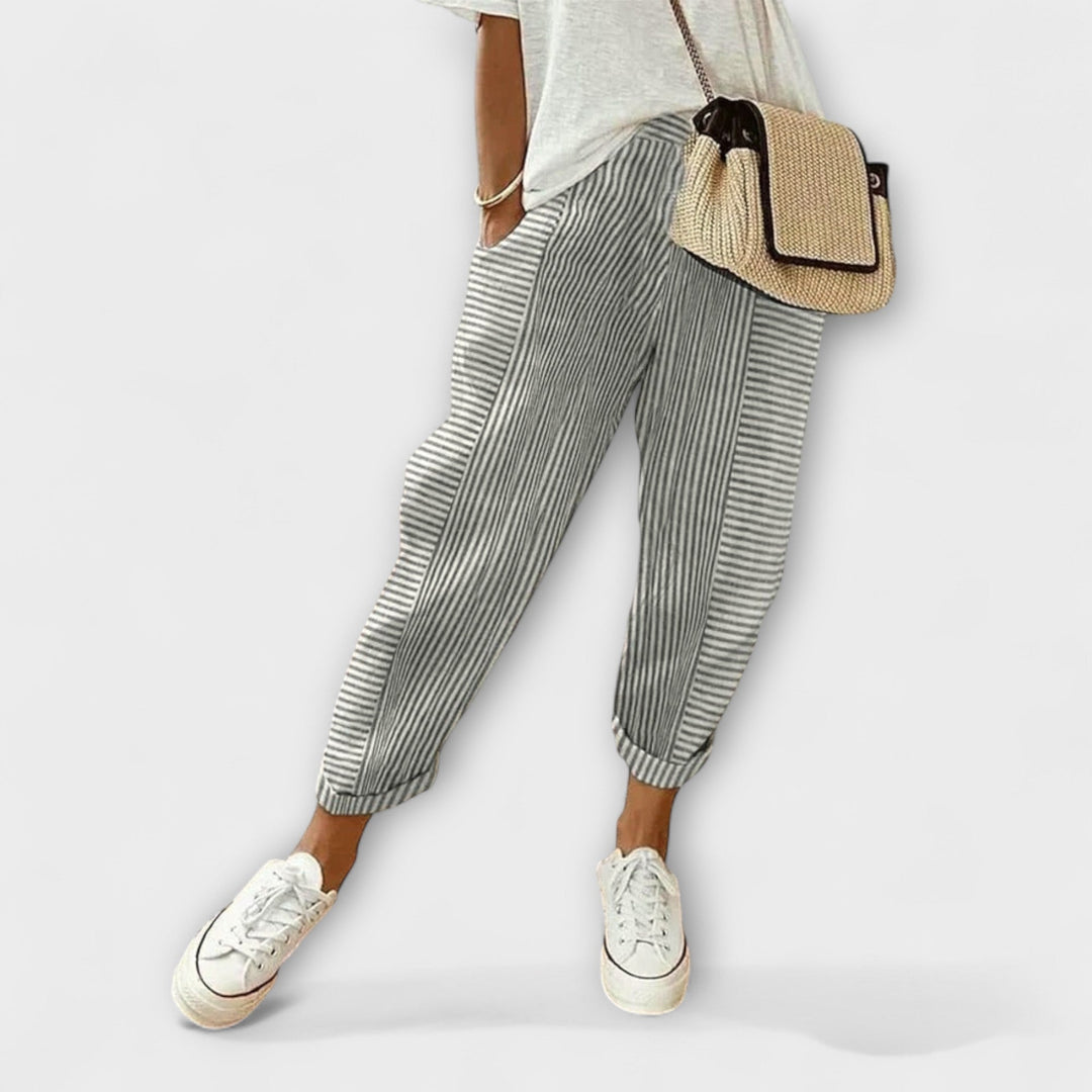 Sanne - Bequemi gstreifi Hose