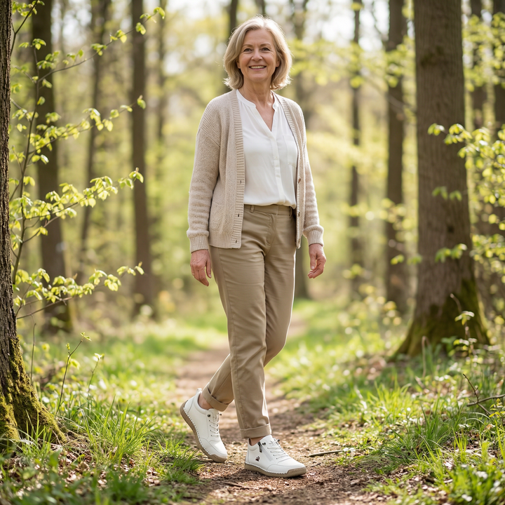 Mila – Bequemi orthopädischi Sneakers + Reissverschluss
