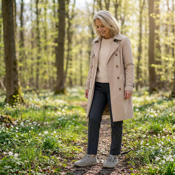 Mila – Bequemi orthopädischi Sneakers + Reissverschluss
