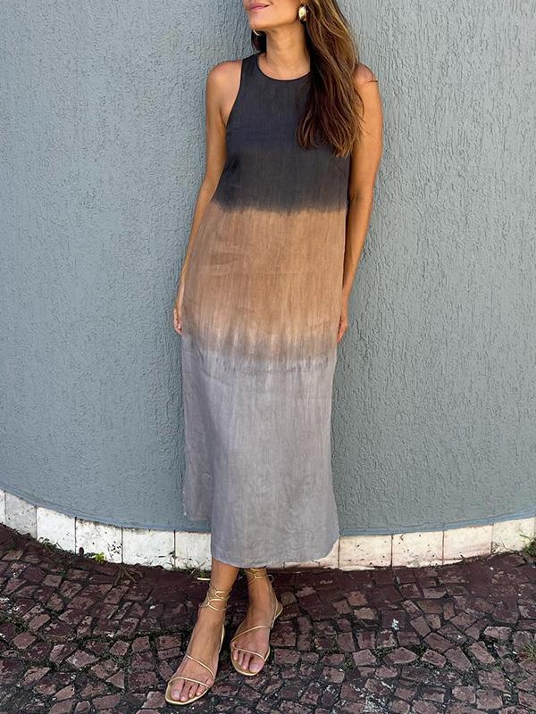 Heather - Lässiges Kleid mit Farbverlauf