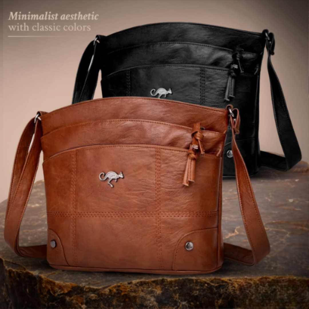 Judith – Eleganti Lederhandtasche mit Signatur