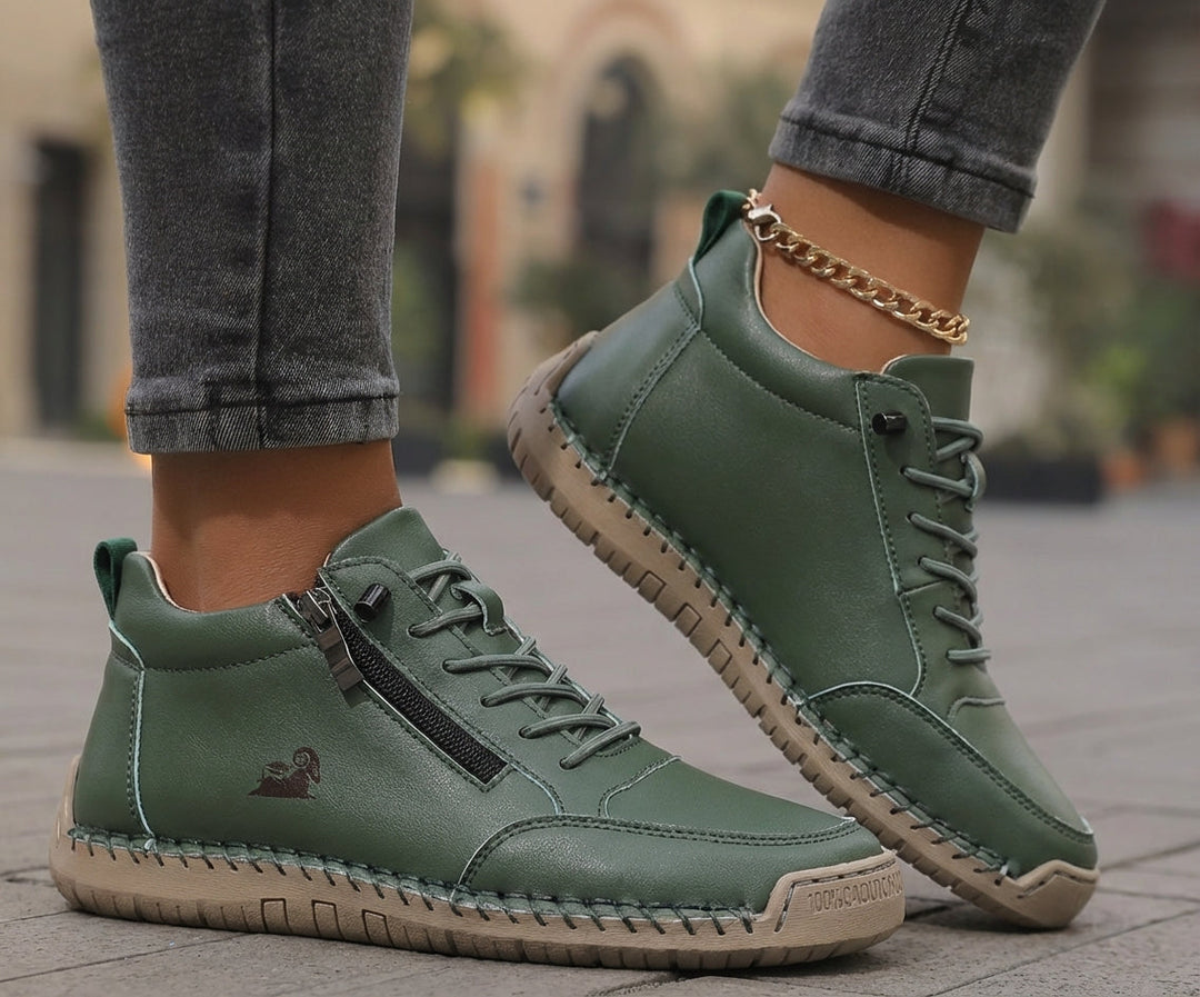 Mila – Bequemi orthopädischi Sneakers + Reissverschluss