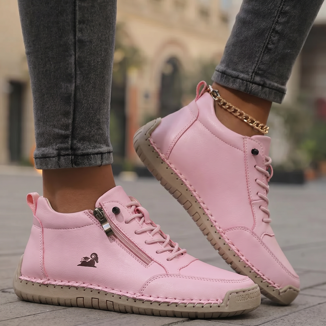 Mila – Bequemi orthopädischi Sneakers + Reissverschluss