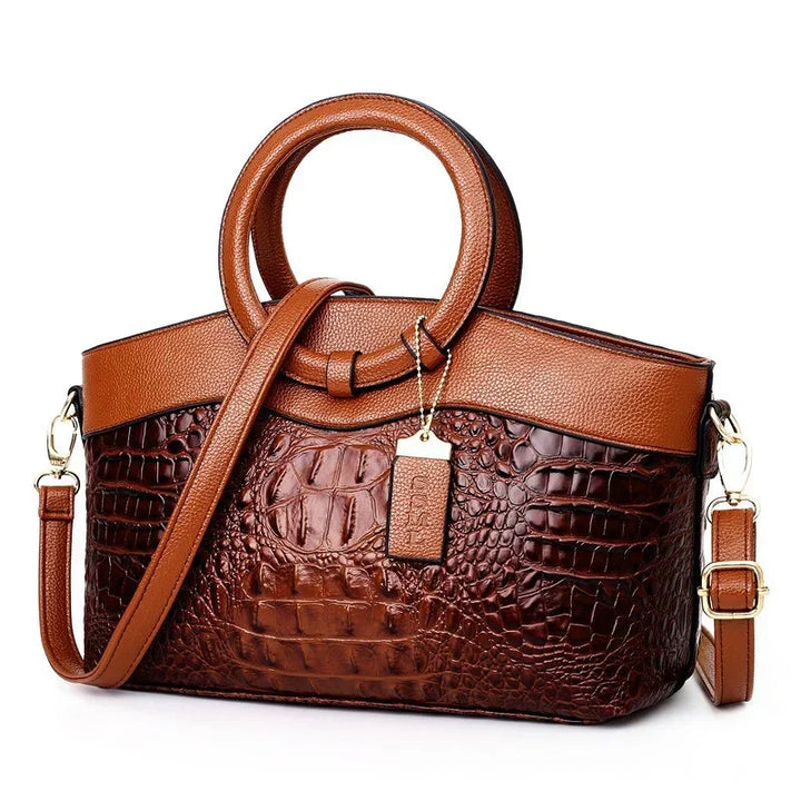 Frances – Klassischi Heritage-Ledertasche zum Umhänke