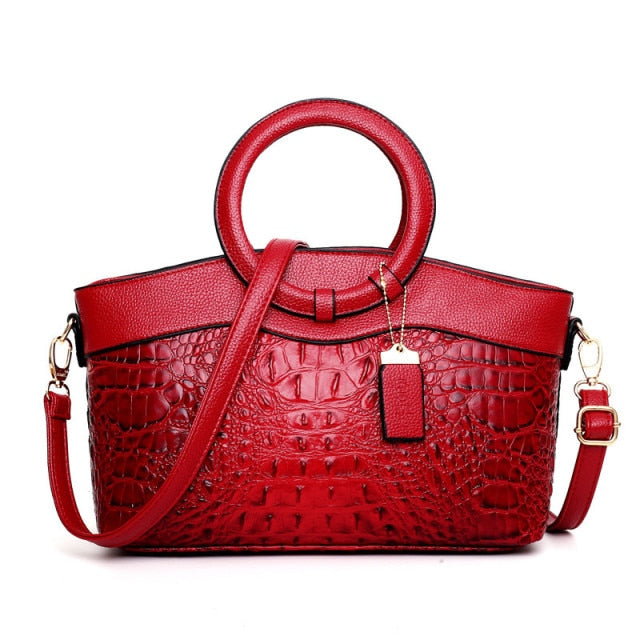Frances – Klassischi Heritage-Ledertasche zum Umhänke