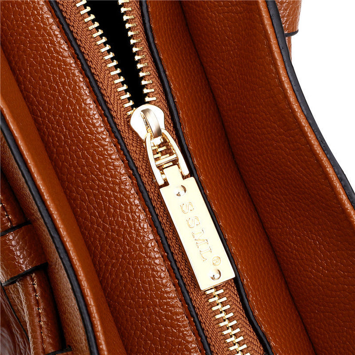 Frances – Klassischi Heritage-Ledertasche zum Umhänke