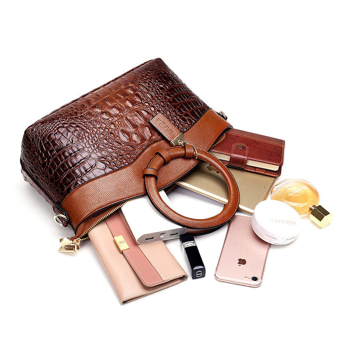 Frances – Klassischi Heritage-Ledertasche zum Umhänke