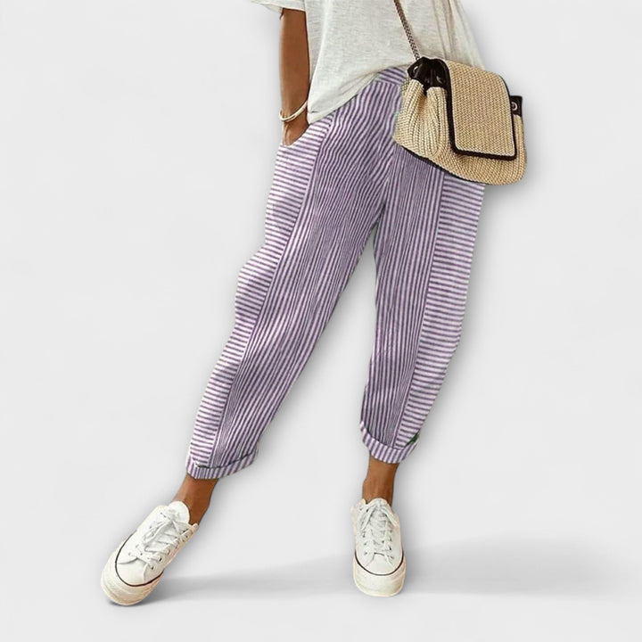 Sanne - Bequemi gstreifi Hose