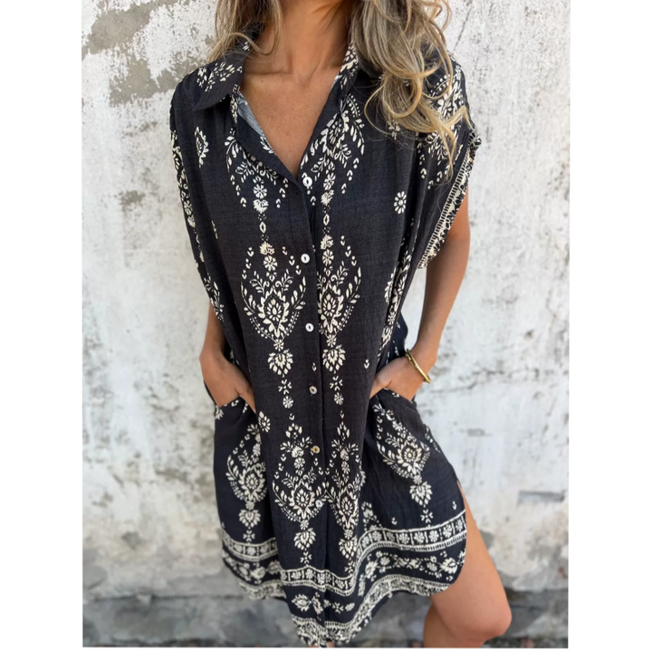 Mica - Vintage Boho-Kleid