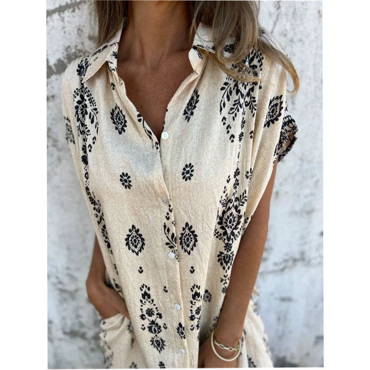 Mica - Vintage Boho-Kleid