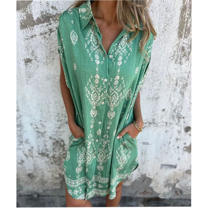 Mica - Vintage Boho-Kleid