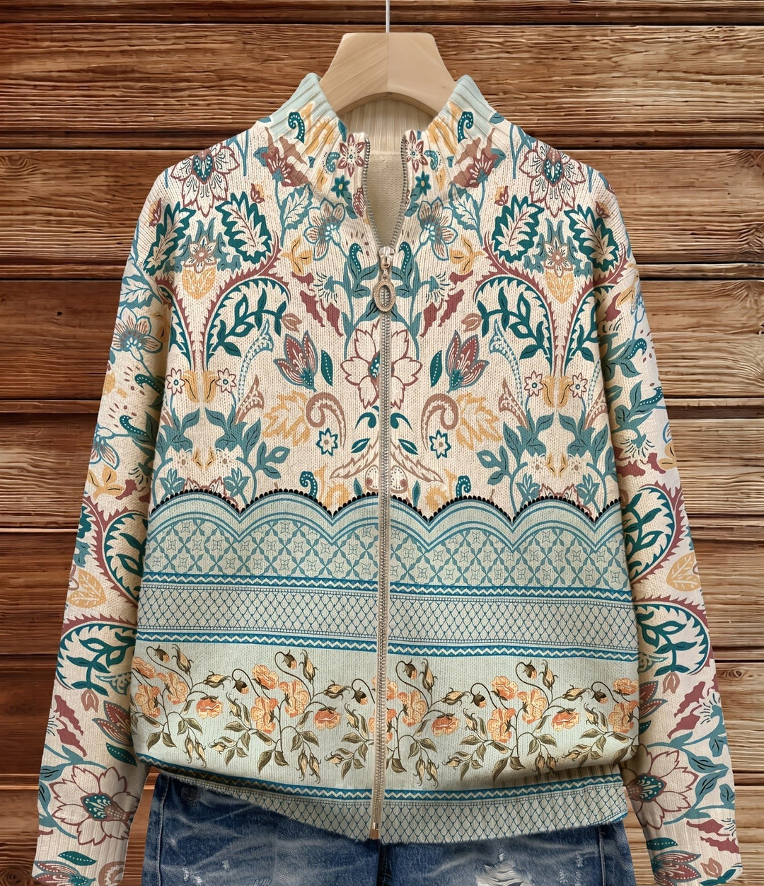 Sybilla™ – Vintage-Blumen-Botanik-Bordürenmuster