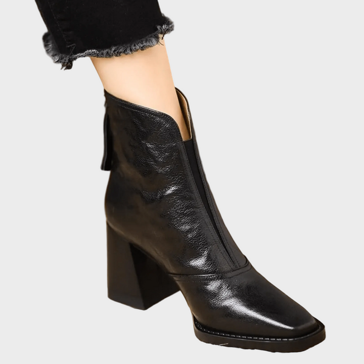 Klaudia – Luxuriöse Stiefeletten mit mittelhohem Absatz