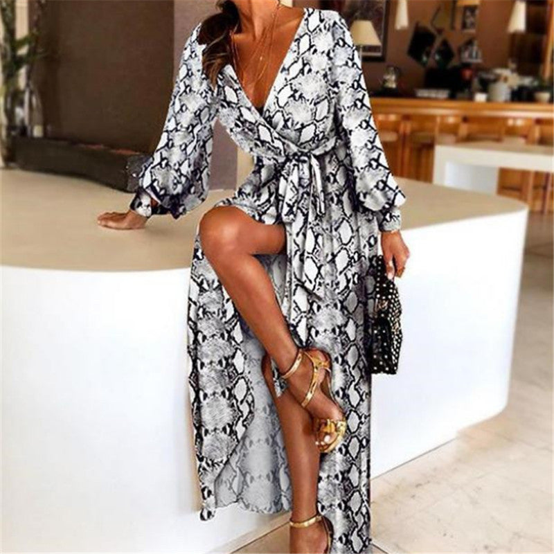 Faye - Boho bedrucktes Kleid